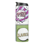 Bouteilles Isothermes Abstract creative concept comic pop art style blan (Tourné sur la droite)