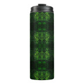 Bouteilles Isothermes Abstract Cyber Pattern | Black & Lime Plasma (Devant)