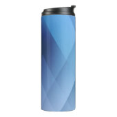 Bouteilles Isothermes Abstract light background. Blue triangle pattern. (Tourné sur la gauche)