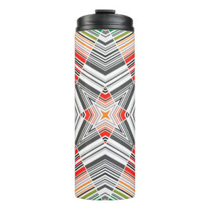 Bouteilles Isothermes Abstract ornamental lined striped sealmess pattern