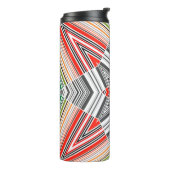 Bouteilles Isothermes Abstract ornamental lined striped sealmess pattern (Tourné sur la gauche)