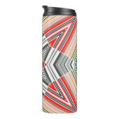 Bouteilles Isothermes Abstract ornamental lined striped sealmess pattern (Tourné sur la droite)
