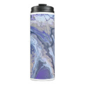 Bouteilles Isothermes Abstract Purple & Gold Mineral Veins (Devant)