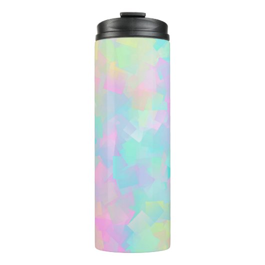 Bouteilles Isothermes Abstract retro pattern of geometric shapes in pink (Devant)