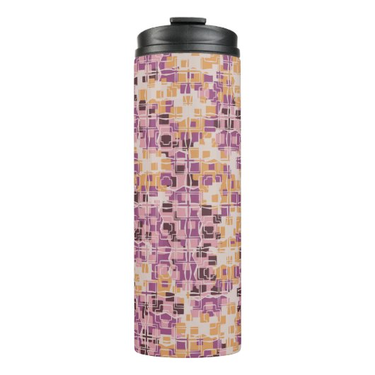 Bouteilles Isothermes Abstract seamless pattern. Chaotic rounded squares (Devant)