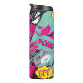 Bouteilles Isothermes Abstract seamless pattern with Pop art comicspeech (Tourné sur la droite)