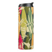 Bouteilles Isothermes Abstract seamless pattern with tropical leaves. Ha (Tourné sur la gauche)