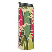 Bouteilles Isothermes Abstract seamless pattern with tropical leaves. Ha (Tourné sur la droite)