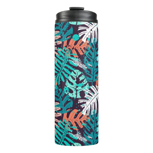 Bouteilles Isothermes Abstract seamless tropical leaves pattern. Creativ (Devant)