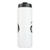 Bouteilles Isothermes Abstract Swirl Circle Design – curved ring artwork (Devant)