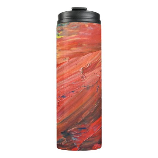 Bouteilles Isothermes Abstract Vertical Gesture in Red (Devant)