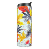 Bouteilles Isothermes Abstrait automne sans couture motif dans l'automne (Tourné sur la gauche)