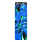 Bouteilles Isothermes Abstrait bleu (Dos)