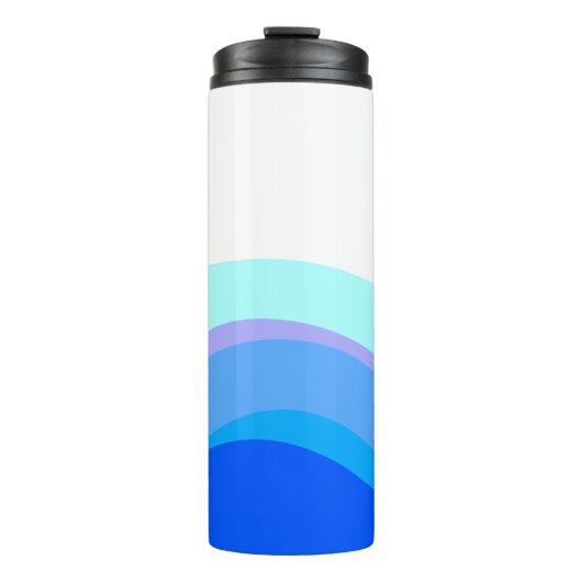Bouteilles Isothermes Abstrait bleu 1112 (Devant)