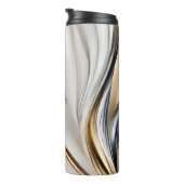 Bouteilles Isothermes Abstrait-Bleu Blanc Or-Bride- (Tourné sur la droite)