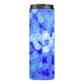 Bouteilles Isothermes Abstrait bleu clair bokeh. Bac bleu classique (Dos)