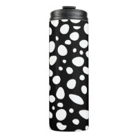 Abstrait Cheetah Spots noir & blanc Monochrome