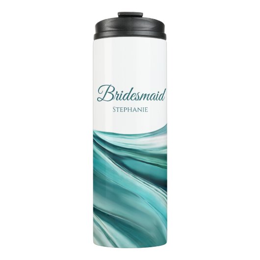 Bouteilles Isothermes Abstrait-Emerald vert-Bridesmaid- (Devant)