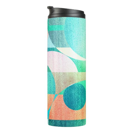 Bouteilles Isothermes Abstrait géométrique brillant et coloré (Tourné sur la droite)