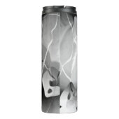 Bouteilles Isothermes Abstrait moderne noir et blanc (Dos)