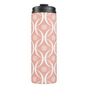 Bouteilles Isothermes Abstrait motif sans soudure de couleur rose fleur 