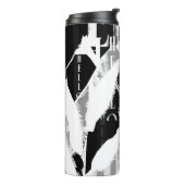 Bouteilles Isothermes Abstrait noir blanc gris (Tourné sur la gauche)