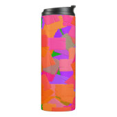 Bouteilles Isothermes Abstrait rose, orange et violet (Tourné sur la gauche)