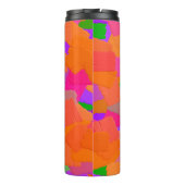 Bouteilles Isothermes Abstrait rose, orange et violet (Dos)