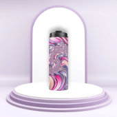 Bouteilles Isothermes Abstrait rose pourpre spirale fractale