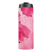 Bouteilles Isothermes Abstrait rose sur rose (Devant)