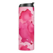 Bouteilles Isothermes Abstrait rose sur rose (Tourné sur la gauche)