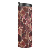 Bouteilles Isothermes Abstrait rouge de Bourgogne (Tourné sur la droite)