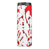 Bouteilles Isothermes Abstrait sanglant et empreintes de main (Dos)