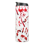 Bouteilles Isothermes Abstrait sanglant et empreintes de main (Tourné sur la droite)