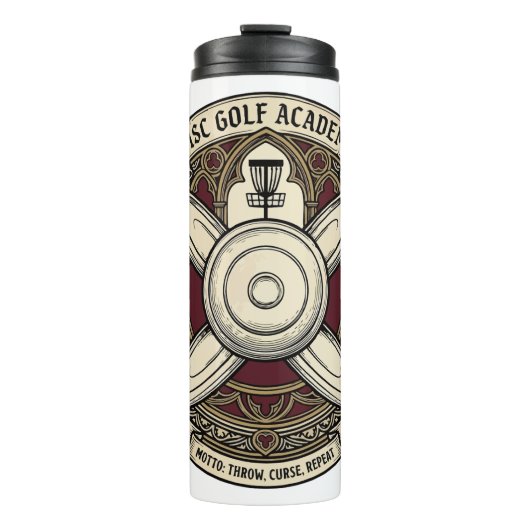 Bouteilles Isothermes Académie de Disc Golf Crest (Devant)