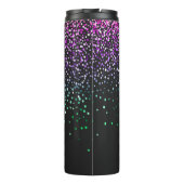 Bouteilles Isothermes Accent de Parties scintillant couleur noire (Dos)