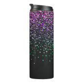 Bouteilles Isothermes Accent de Parties scintillant couleur noire (Tourné sur la droite)