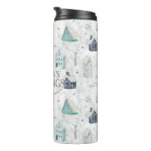 Bouteilles Isothermes Accueil confortable Noël Turquoise ID985 (Tourné sur la droite)