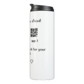 Bouteilles Isothermes acheter une boisson acheter mariée scanner QR code (Tourné sur la droite)