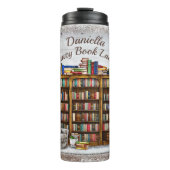 Bouteilles Isothermes Add Name, Crazy Book Lady, Bookshelf Chair  (Devant)