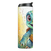 Bouteilles Isothermes Adorable Chibi Sea Turtle Under the Sea  (Tourné sur la gauche)
