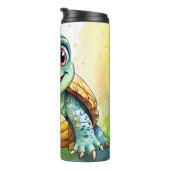 Bouteilles Isothermes Adorable Chibi Sea Turtle Under the Sea  (Tourné sur la droite)