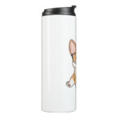 Bouteilles Isothermes Adorable Corgi Puppy With Glasses (Tourné sur la gauche)
