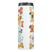 Bouteilles Isothermes Adorable maman chien (Dos)