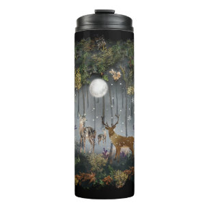 Bouteilles Isothermes Adorable Rindeer La Nuit