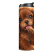 Bouteilles Isothermes Adorable Ruby Cavalier Spaniel (Tourné sur la gauche)