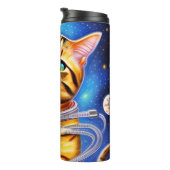 Bouteilles Isothermes Adorable vaisseau astronaute futuriste (Tourné sur la droite)