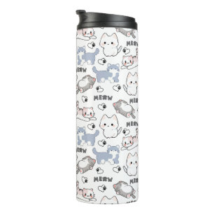 Bouteilles Isothermes Adorables chatons dodus et cœurs Meow