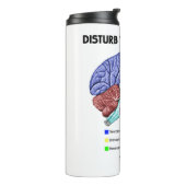 Bouteilles Isothermes Advice Disturb Your Routine Think Brain Anatomy (Tourné sur la gauche)