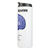 Bouteilles Isothermes Advice Disturb Your Routine Think Brain Anatomy (Tourné sur la droite)